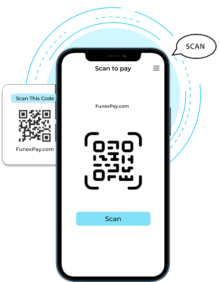 Scan QR & pay with Funexpay